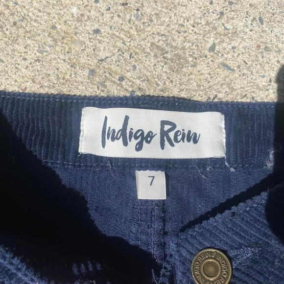 Indigo rain corduroy skirt - Picture 3 of 3